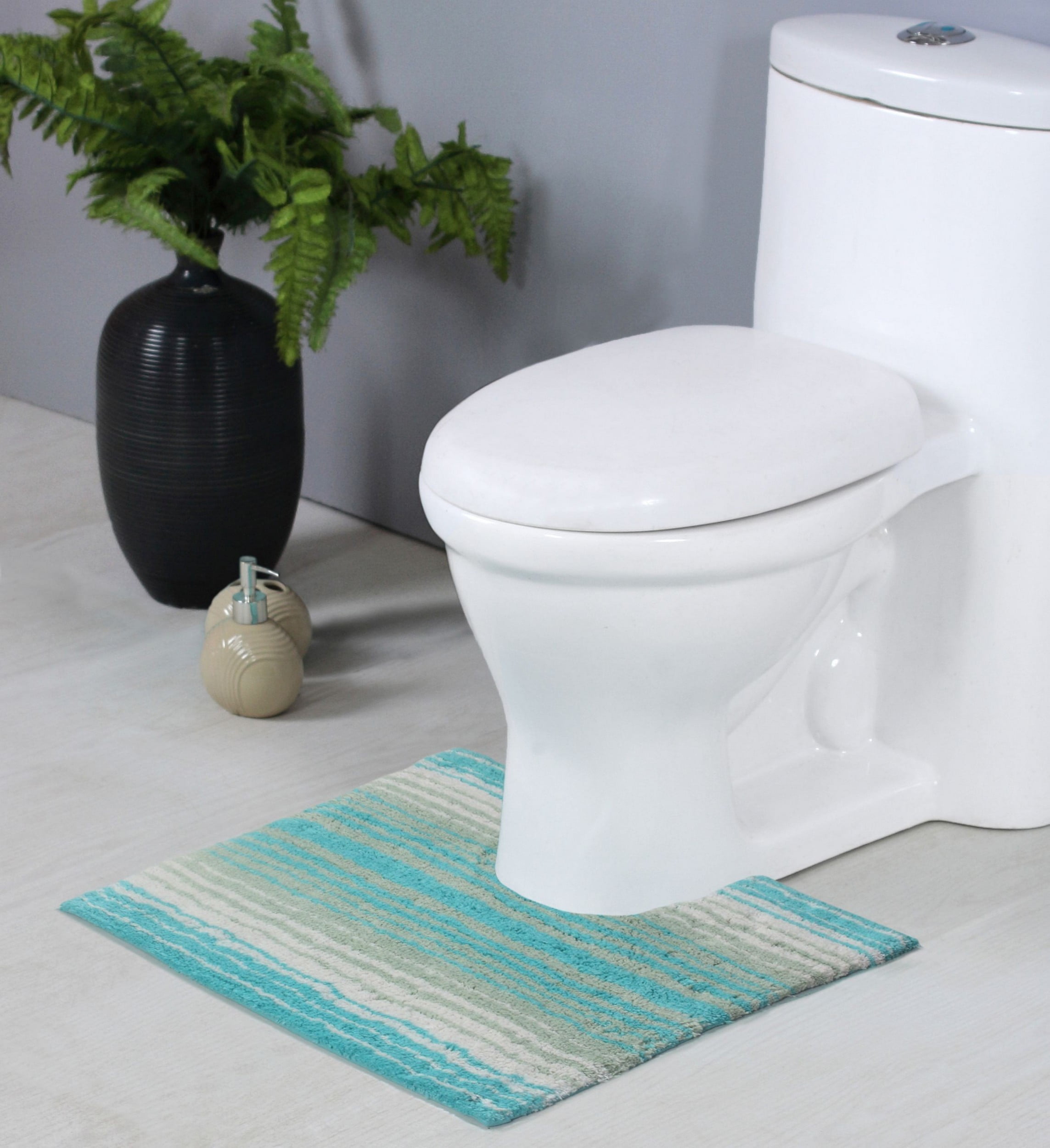 Toulet Rug Home Weavers Gradation Collection Toilet Rugs U Shaped Contour, Thick ...