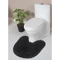 thumbnail image 1 of Home Weavers Hampton Crochet Bath Mat 100% Cotton Bathroom Rugs Set, Washable Rug, Thick Extra Soft and Absorbent bath Rug, Kitchen Mat, Bath Mat Set, Bath Floor Mat Reversible, 20"x20" Contour, Gray, 1 of 6