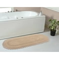 thumbnail image 1 of Home Weavers Hampton Crochet Bath Mat 100% Cotton Bathroom Rugs Set, Washable Rug, Thick Extra Soft and Absorbent bath Rug, Kitchen Mat, Bath Mat Set, Bath Floor Mat Reversible, 21"x54" Runner, Linen, 1 of 5