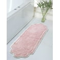 thumbnail image 1 of Home Weavers Allure Collection Bathroom Rug 100% Cotton Tufted Bathroom Rug, Soft & Absorbent Bath Rugs, Non-Slip Bath Rug, Machine Wash Dry Bath Mats for Bathroom Floor- 21"x54" Runner, Pink, 1 of 9