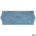 thumbnail image 1 of Home Weavers Inc Home Weavers Bathroom Rug, Cotton Soft, Water Absorbent Bath Rug, Non Slip Shower Rug Machine Washable 22"x60" Runner Blue, 1 of 5