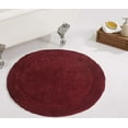 thumbnail image 1 of Home Weavers Inc Home Weavers Bathroom Rug, Cotton Soft, Water Absorbent Bath Rug, Non Slip Shower Rug Machine Washable 30" Round Red, 1 of 5