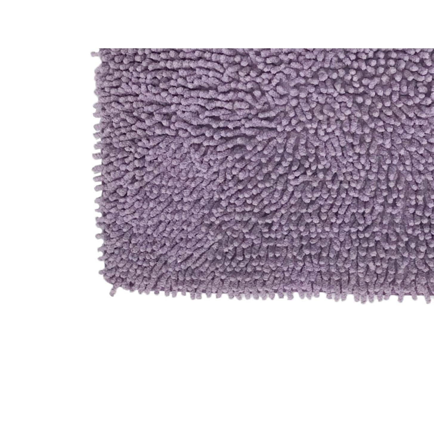 Home Weavers Inc Home Weavers Fantasia Collection Absorbent Cotton Machine Washable Lid Cover Purple