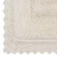 thumbnail image 1 of Home Weavers Inc Home Weavers Opulent Bathmat Absorbent Cotton Machine Washable, Reversible Bath Rug Ivory 24"x40", 1 of 5