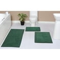 thumbnail image 1 of Home Weavers Inc Luxury Collection 100% Cotton Non-Slip Bathroom Rug Set, Machine Washable- Bathroom Rug, Bath Rug 17"x24", 21"x34", 21"x54" - Bottle, 1 of 5