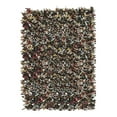 thumbnail image 1 of Home Weavers Leather Shaggy Collection Living Room Rug, Machine Washable Area Rugs, Rug For Living Room, Non Slip Accent Rugs, Soft Foldable Indoor Floor Carpet, Easy To Clean, 5' x 8', Multi, 1 of 2