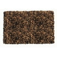 thumbnail image 1 of Home Weavers Leather Shaggy Collection Living Room Rug, Machine Washable Area Rugs, Rug For Living Room, Non Slip Accent Rugs, Soft Foldable Indoor Floor Rug, Easy To Clean, 8' x 10', Brown Tan, 1 of 2