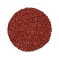 thumbnail image 1 of Home Weavers Leather Shaggy Collection Living Room Rug, Machine Washable Area Rugs, Rug For Living Room, Non Slip Accent Rugs, Soft Foldable Indoor Floor Rug, Easy To Clean, 6' Round, Red, 1 of 2