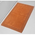 thumbnail image 1 of Home Weavers Luxury Bathroom Rug 100% Cotton Reversible Bathroom Rugs Set, Washable Bath Rug, Cotton Soft Absorbent Bath Rug, Kitchen Mat, Non Slip Bath Mat, 24"x40" Rectangle, Terracotta, 1 of 4