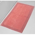thumbnail image 1 of Home Weavers Luxury Bathroom Rug 100% Cotton Reversible Bathroom Rugs Set, Washable Bath Rug, Soft Cotton Soft Absorbent Bath rug, Kitchen Mat, Non Slip Bath Mat, 24"x40" Rectangle, Coral, 1 of 4