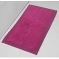 thumbnail image 1 of Home Weavers Luxury Bathroom Rug 100% Cotton Reversible Bathroom Rugs Set, Washable Bath Rug, Soft Cotton Soft Absorbent Bath Rug Kitchen Mat, Non Slip Bath Mat, 24"x40" Rectangle Hot Pink, 1 of 3
