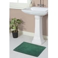 thumbnail image 1 of Home Weavers Luxury Bathroom Rug 100% Cotton Reversible Bathroom Rugs Set, Washable Rug, Soft Absorbent bath Rug, Bathroom Carpet, Kitchen Mat, Non Slip Bath Decor Mat, 17"x24", Bottle Green, 1 of 3