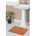 thumbnail image 1 of Home Weavers Luxury Bathroom Rug 100% Cotton Reversible Bathroom Rugs Set, Washable Rug, Soft Absorbent bath Rug, Bathroom rug, Kitchen Mat, Non Slip Bath Decor Mat, 17"x24" Rectangle Terracotta, 1 of 6