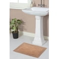 thumbnail image 1 of Home Weavers Luxury Bathroom Rug 100% Cotton Reversible Bathroom Rugs Set, Washable Rug, Soft Absorbent bath Rug, Bathroom Rug, Kitchen Mat, Non Slip Bath Decor Mat Set, 17"x24" Rectangle, Linen, 1 of 5