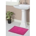thumbnail image 1 of Home Weavers Luxury Bathroom Rug 100% Cotton Reversible Bathroom Rugs Set, Washable Rug, Soft Absorbent bath Rug, Bathroom Rug, Kitchen Mat, Non Slip Bath Decor Mat, 17"x24" Rectangle, Hot Pink, 1 of 5