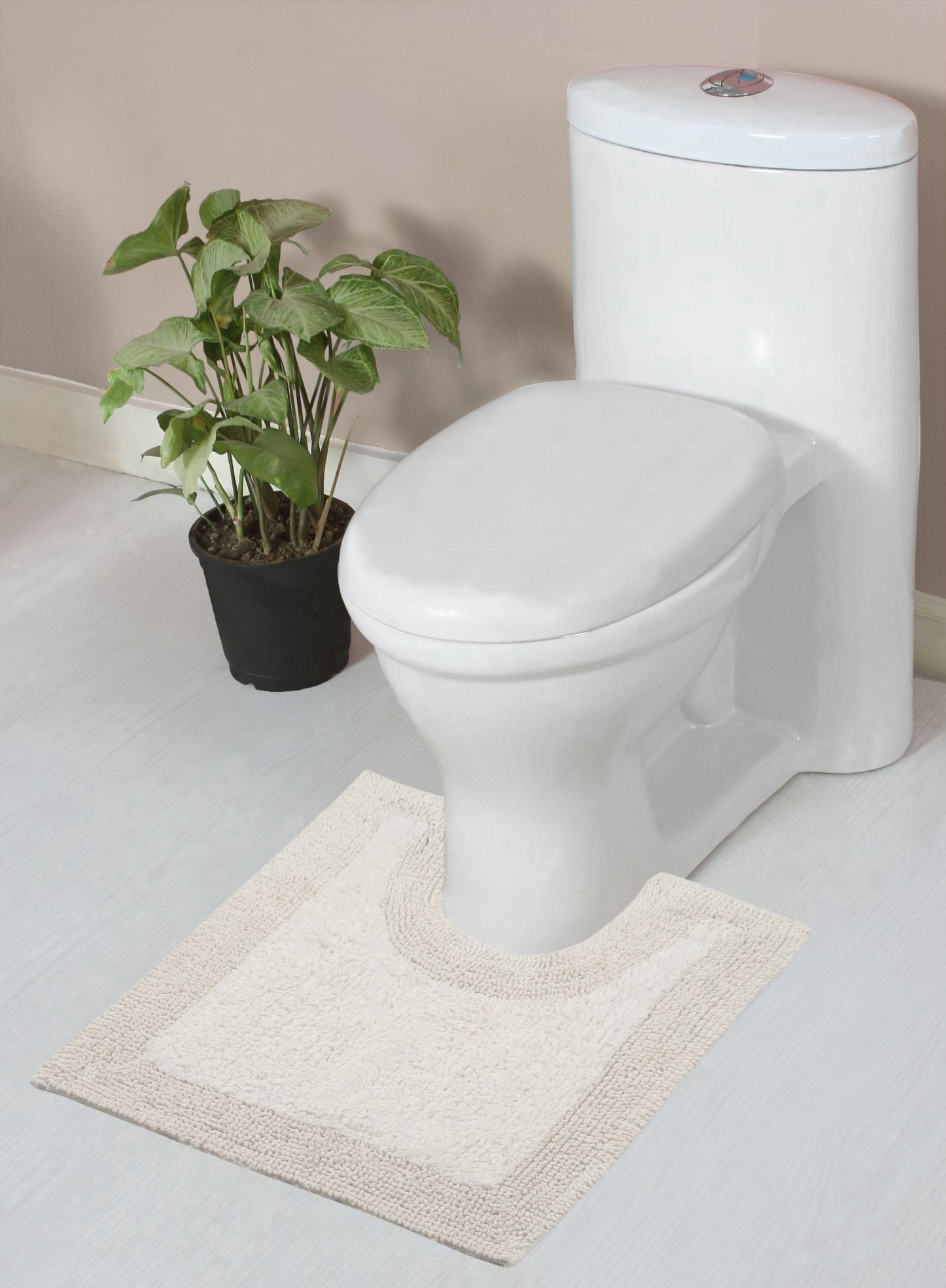 Toilet Bowl Rug Home Weavers Luxury Bathroom Rug Toilet Rugs U Shaped Contour, Thick ...