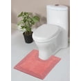 thumbnail image 1 of Home Weavers Luxury Bathroom Rug Toilet Rugs U Shaped Contour, Thick Toilet Rug, Non-Slip Contour Mat for Bathroom Rug,100% Cotton Soft, Absorbent Water, Machine Washable, 20"x20" Contour, Coral, 1 of 2