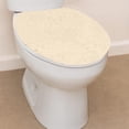 thumbnail image 1 of Home Weavers Luxury Collection 100% Cotton Tufted Bath Lid Cover, Extra Soft and Absorbent Bath Lid Cover, Non-Slip Plush Bath Mats, Machine Wash, bath Lid Cover for Toilet, 18"x18", Hot Ivory, 1 of 2