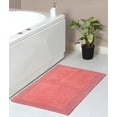 thumbnail image 1 of Home Weavers Luxury Collection Bathroom Rug 100% Cotton Reversible Bathroom Rugs Set, Washable Bath Rug, Extra Soft Absorbent Bath Rug, Kitchen Mat, Non Slip Bath Mat Set, 21"x34" Rectangle, Coral, 1 of 2