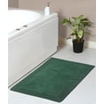thumbnail image 1 of Home Weavers Luxury Collection Bathroom Rug 100% Cotton Reversible Bathroom Rugs Set, Washable Bath Rug, Soft Absorbent Bath Rug, Kitchen Mat, Non Slip Bath Mat Set, 21"x34" Rectangle, Bottle Green, 1 of 5