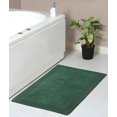 thumbnail image 1 of Home Weavers Luxury Collection Bathroom Rug 100% Cotton Reversible Bathroom Rugs Set, Washable Bath Rug, Soft Absorbent Bath Rug, Kitchen Mat, Non Slip Bath Mat Set, 21"x34" Rectangle, Bottle Green, 1 of 5