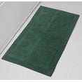 thumbnail image 1 of Home Weavers Luxury Collection Bathroom Rug 100% Cotton Reversible Bathroom Rugs Set, Washable Bath Rug, Soft Cotton Soft Absorbent Bath Rug, Kitchen Mat, Non Slip Bath Mat, 24"x40", Bottle Green, 1 of 4