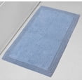 thumbnail image 1 of Home Weavers Luxury Collection Bathroom Rug 100% Cotton Reversible Bathroom Rugs Set, Washable Bath Rug, Soft Cotton Soft Absorbent Bath rug, Kitchen Mat, Non Slip Bath Mat, 24"x40" Rectangle, Blue, 1 of 3