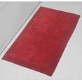 thumbnail image 1 of Home Weavers Luxury Collection Bathroom Rug 100% Cotton Reversible Bathroom Rugs Set, Washable Bath Rug, Soft Cotton Soft Absorbent Bath Rug, Kitchen Mat, Non Slip Bath Mat, 24"x40" Rectangle, Red, 1 of 3