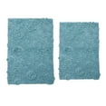 thumbnail image 1 of Home Weavers  Modesto 2 Piece Set Bath Rug 21"x34"/24"x40" Navy, 1 of 5