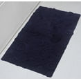 thumbnail image 1 of Home Weavers Modesto Bath Rug 100% Cotton Bathroom Rugs Set, Washable Rug, Soft Cotton Extra Soft and Absorbent bath Rug, Kitchen Mat, Bath Mat Set, Bath Floor Mat Non Slip, 24"x40" Rectangle, Navy, 1 of 9