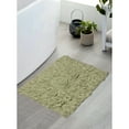 thumbnail image 1 of Home Weavers Modesto Collection 100% Cotton Tufted Bath Rugs, Extra Soft and Absorbent Bath Rugs, Non-Slip Bath Mats, Machine Washable, Bath Mats for Bathroom Floor, 17"x24" Rectangle, Green, 1 of 7
