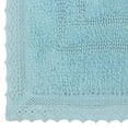 thumbnail image 1 of Home Weavers Inc Home Weavers Opulent Bathmat Absorbent Cotton Machine Washable, Reversible Bath Rug Aqua 24"x40", 1 of 5