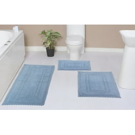 Lavish Home Jacquard Fleece Memory Foam Extra Long Bath Mat - 8418872