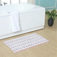thumbnail image 1 of Home Weavers Orion Collection 100% Cotton Bathroom Rug, Non Slip Bath Mat Water Absorbent Soft Shaggy Mat Machine Washable, Thick Plush Rugs for Shower - 20"x32", Coral, 1 of 5