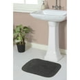 thumbnail image 1 of Home Weavers Radiant Collection - Absorbent Cotton Soft Bathroom, Machine Wash, 17"x24", Grey Rug, 1 of 5