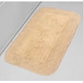 thumbnail image 1 of Home Weavers Radiant Collection Bathroom Rug 100% Cotton Bathroom Rugs Set, Machine Washable Rug, Soft & Absorbent bath Rug, Kitchen Mat, Bath Rug, Bath Floor Mat Non Slip, 24"x40" Rectangle, Linen, 1 of 9
