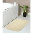 thumbnail image 1 of Home Weavers Radiant Collection Bathroom Rug 100% Cotton Bathroom Rugs Set, Machine Washable Rug, Soft & Absorbent bath Rug, Kitchen Mat, Bath Rug, Bath Floor Mat Non Slip, 21"x34" Rectangle, Ivory, 1 of 9