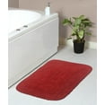 thumbnail image 1 of Home Weavers Radiant Collection Bathroom Rug 100% Cotton Bathroom Rugs Set, Washable Rug, Soft Cotton and Absorbent bath Rug, Kitchen Mat, Bath Rug, Bath Floor Mat Non Slip, 21"x34" Rectangle, Red, 1 of 9