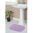 thumbnail image 1 of Home Weavers Radiant Collection Bathroom Rug 100% Cotton Bathroom Rugs Set, Washable Rug, Thick Soft & Absorbent bath Rug, Kitchen Mat, Bath Rug, Bath Floor Mat Non Slip, 17"x24" Rectangle, Purple, 1 of 9