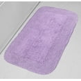 thumbnail image 1 of Home Weavers Radiant Collection Bathroom Rug 100% Cotton Bathroom Rugs Set, Washable Rug, Thick Soft & Absorbent bath Rug, Kitchen Mat, Bath Rug, Bath Floor Mat Non Slip, 24"x40" Rectangle, Purple, 1 of 9