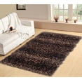 thumbnail image 1 of Home Weavers Sea Breeze Living Room Rug, Machine Washable Area Rugs, Rug For Living Room, Non Slip Runner Rugs, Kitchen Runner, Soft Foldable Indoor Floor Carpet, Easy To Clean, 1'7" x 2'8", Chocolate, 1 of 1