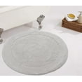 Home Weavers WaterFord Collection Bathroom Rug 100 Cotton Tufted Round