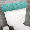 thumbnail image 1 of HOME WEAVERS Waterford Collection Cotton Toilet Tank Cover, 10" x 22", Turquoise, 1 of 9