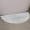 thumbnail image 1 of HOME WEAVERS Waterford Collection Cotton Slice Rug, 17" x 30", Light Gray, 1 of 6