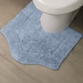 thumbnail image 1 of HOME WEAVERS Waterford Collection Cotton Contour Rug, 20" x 20", Blue, 1 of 8