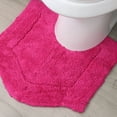 thumbnail image 1 of HOME WEAVERS Waterford Collection Cotton Contour Rug, 20" x 20", Hot Pink, 1 of 9