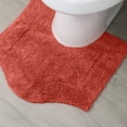 thumbnail image 1 of HOME WEAVERS Waterford Collection Cotton Contour Rug, 20" x 20", Coral, 1 of 9
