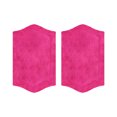 thumbnail image 1 of Home Weavers Waterford Collection 100% Cotton Tufted Bath Rug Set, Soft & Absorbent Non-Slip Bath Mats, Machine Washable, Set of 2 Identical 17"x24" Rugs, Hot Pink, 1 of 7