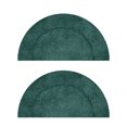 thumbnail image 1 of Home Weavers Waterford Collection 100% Cotton Tufted Bath Rug Set, Soft & Absorbent Non-Slip Bath Mats, Machine Washable, Set of 2 Identical 17"x30" Rugs, Bottle Green, 1 of 10
