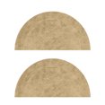 thumbnail image 1 of Home Weavers Waterford 100% Cotton Tufted Non-Slip Bath Rug Set, 17" x 30", Linen, Set of 2, 1 of 6